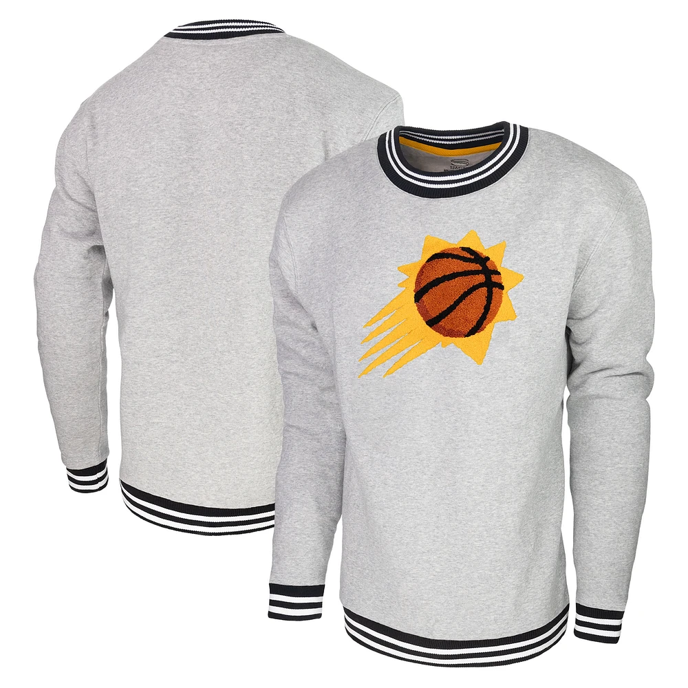 Sweat-shirt Stadium Essentials gris chiné Phoenix Suns Club Level pour hommes