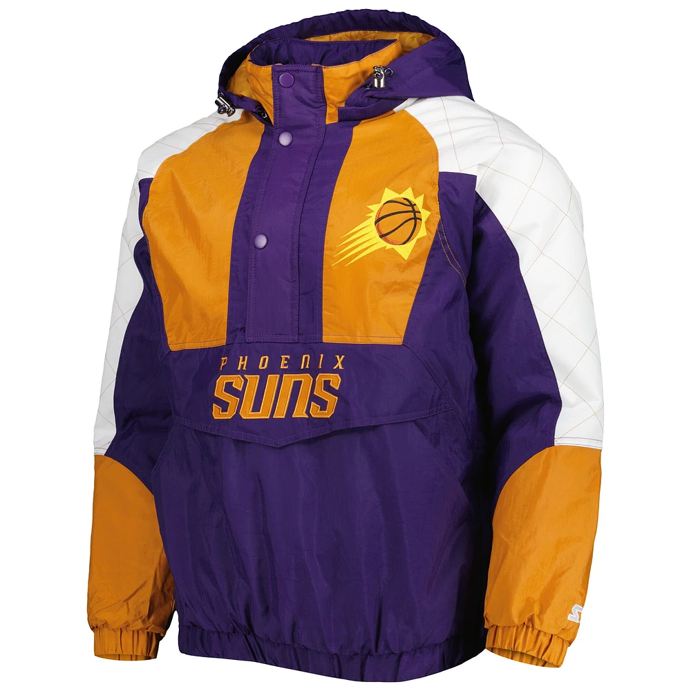 Veste à capuche raglan carreaux pour homme Starter Purple Phoenix Suns