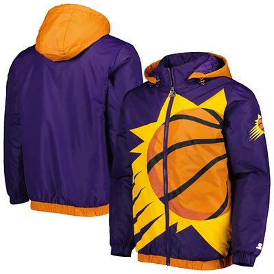 Veste à capuche Starter Purple Phoenix Suns The Triple Double Full-Zip pour homme