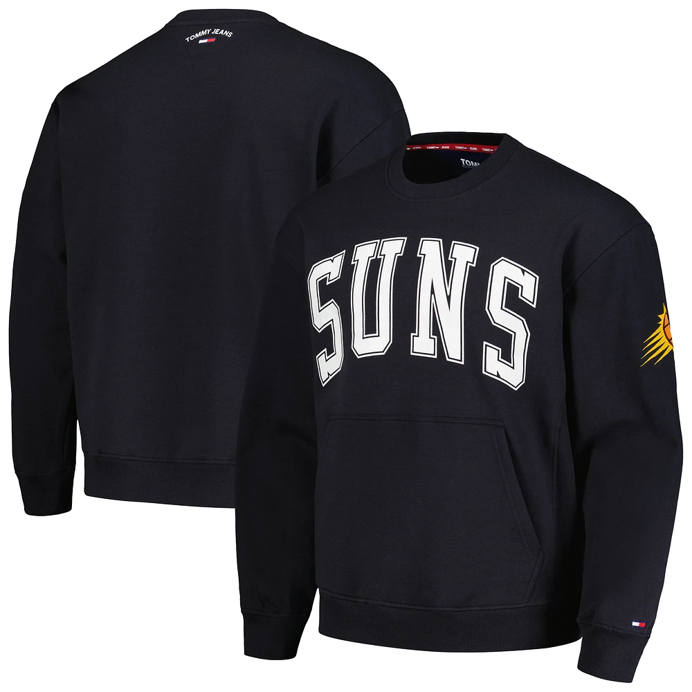 Sweat-shirt Tommy Jeans noir Phoenix Suns Henry pour hommes