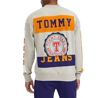 Men's Tommy Jeans Gray Phoenix Suns James Patch Pullover Sweatshirt