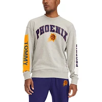 Men's Tommy Jeans Gray Phoenix Suns James Patch Pullover Sweatshirt