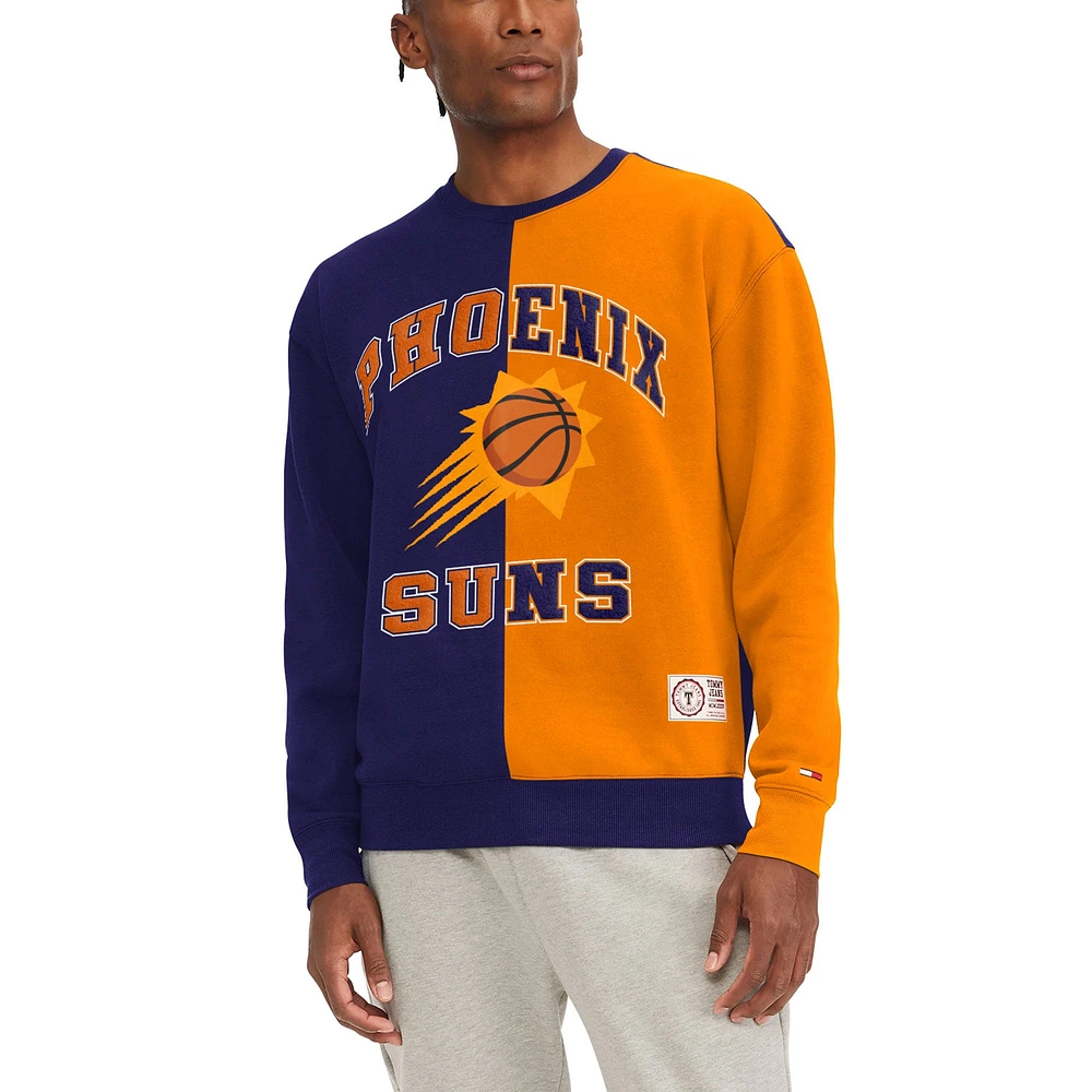 Men's Tommy Jeans Purple/Orange Phoenix Suns Keith Split Pullover Sweatshirt