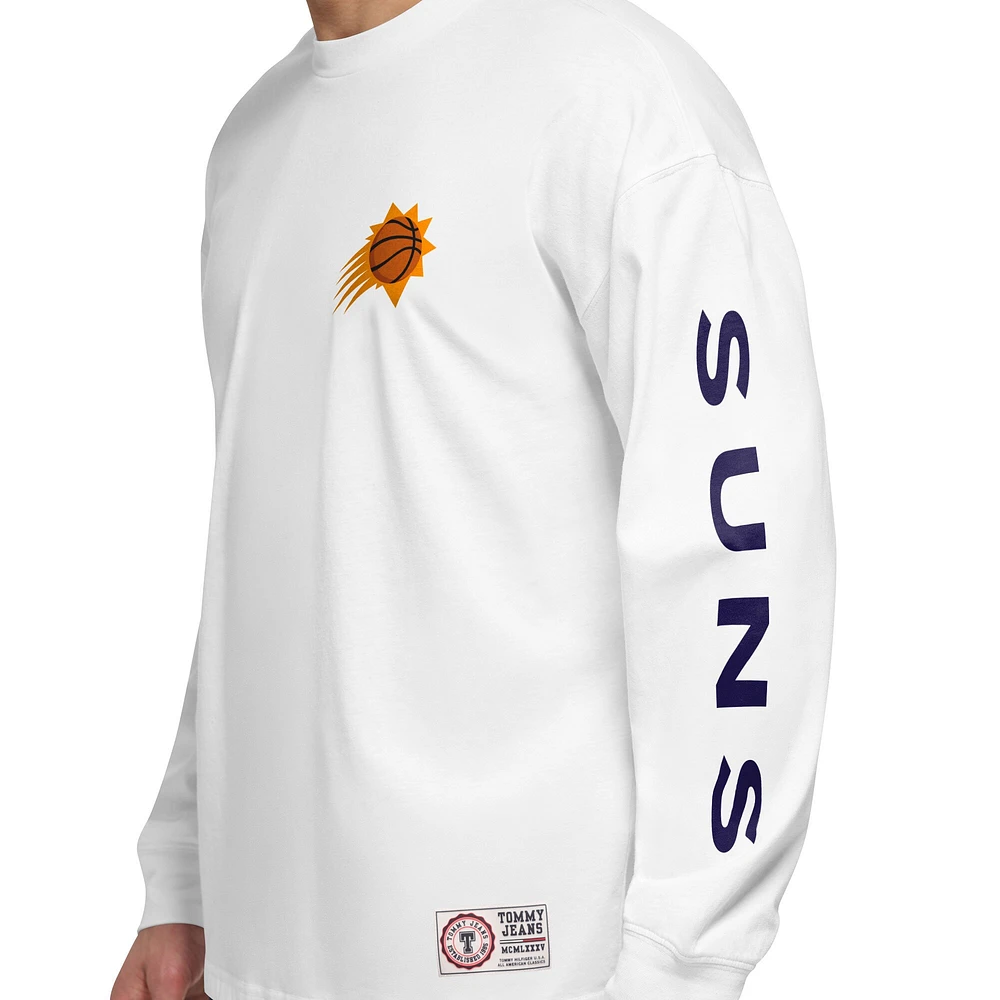 Ensemble 2 en 1 T-shirt et sweat à capuche Tommy Jeans Phoenix Suns Matthew violet/blanc pour homme