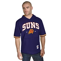 Sweat à capuche manches courtes en molleton French Terry violet pour homme de Tommy Jeans Phoenix Suns Paul