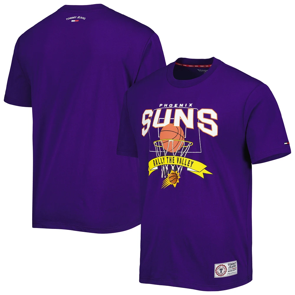 Tommy Jeans - T-shirt Phoenix Suns Tim Backboard violet pour homme