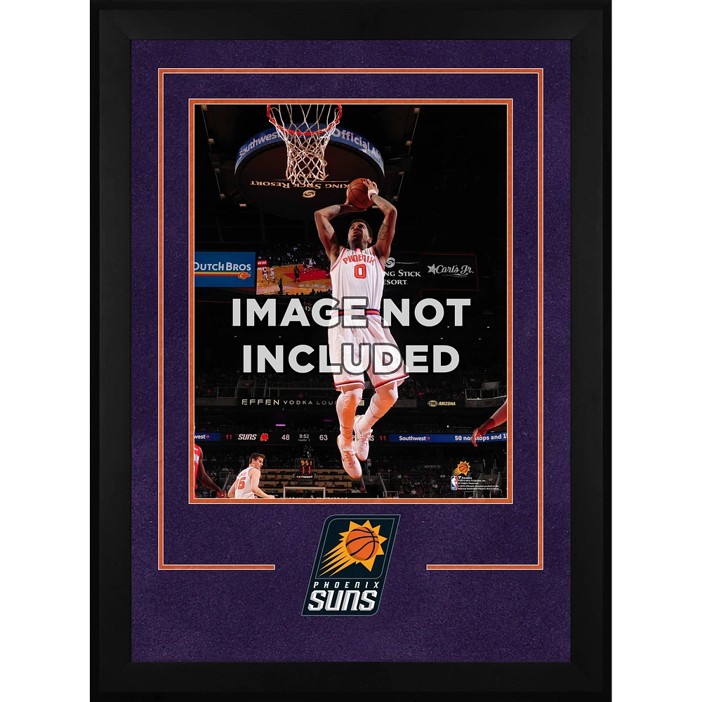 Cadre vertical de luxe 16" x 20" des Phoenix Suns avec logo de l'équipe
