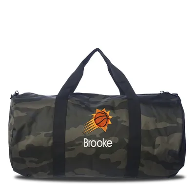 Phoenix Suns Camo Print Personalized Duffel Bag
