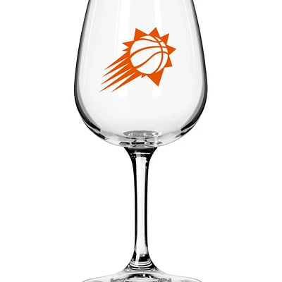 Verre à vin à pied avec logo des Phoenix Suns, 12 oz