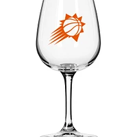 Verre à vin à pied avec logo des Phoenix Suns, 12 oz