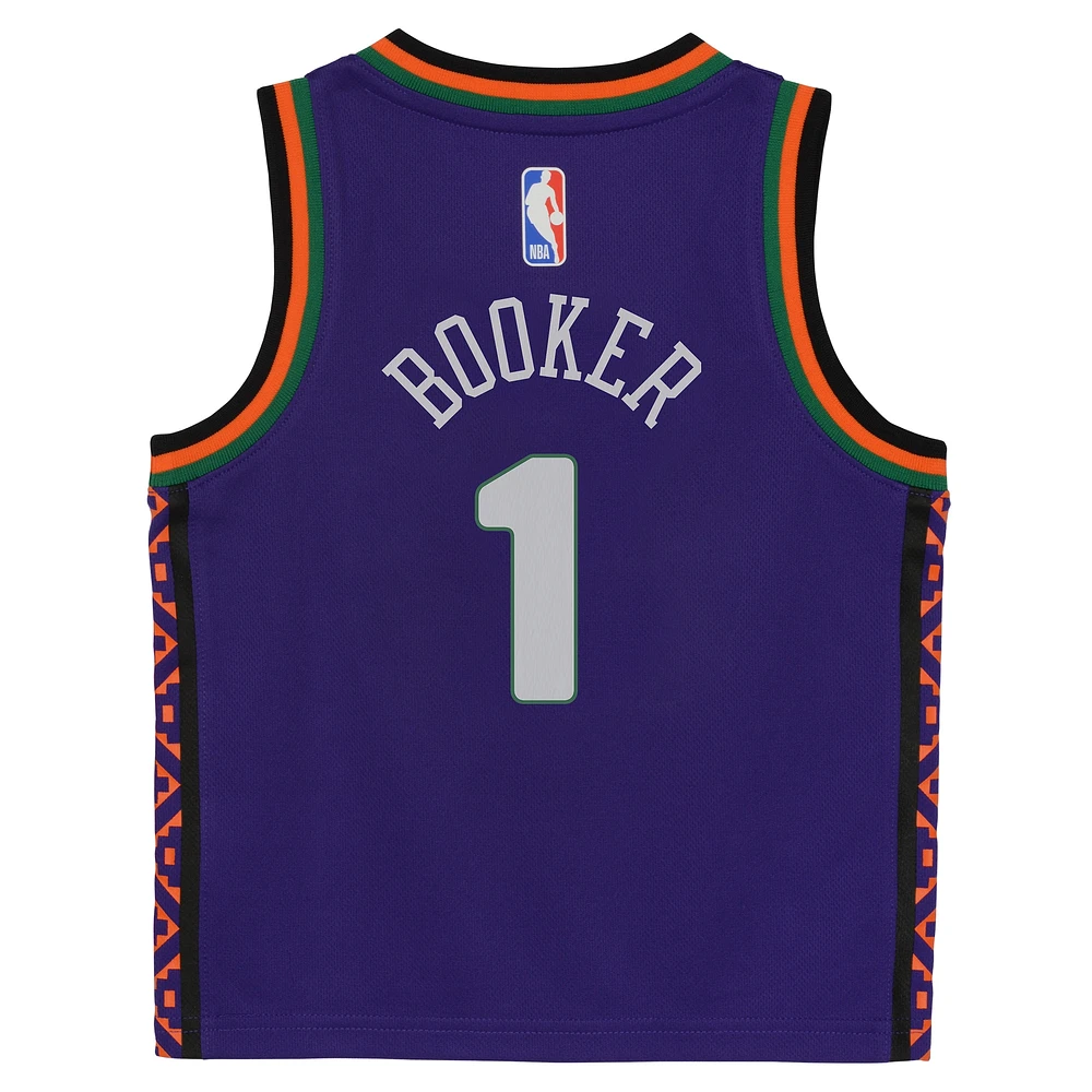 Preschool Nike Devin Booker Purple Phoenix Suns 2024/25 Swingman Player Jersey - City Edition