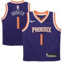 Preschool Nike Devin Booker Purple Phoenix Suns Replica Jersey - Icon Edition