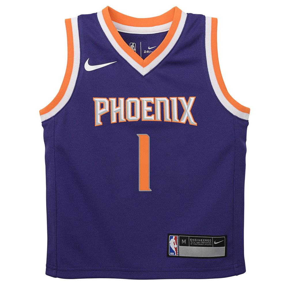 Preschool Nike Devin Booker Purple Phoenix Suns Replica Jersey - Icon Edition