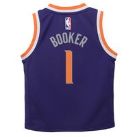 Preschool Nike Devin Booker Purple Phoenix Suns Replica Jersey - Icon Edition