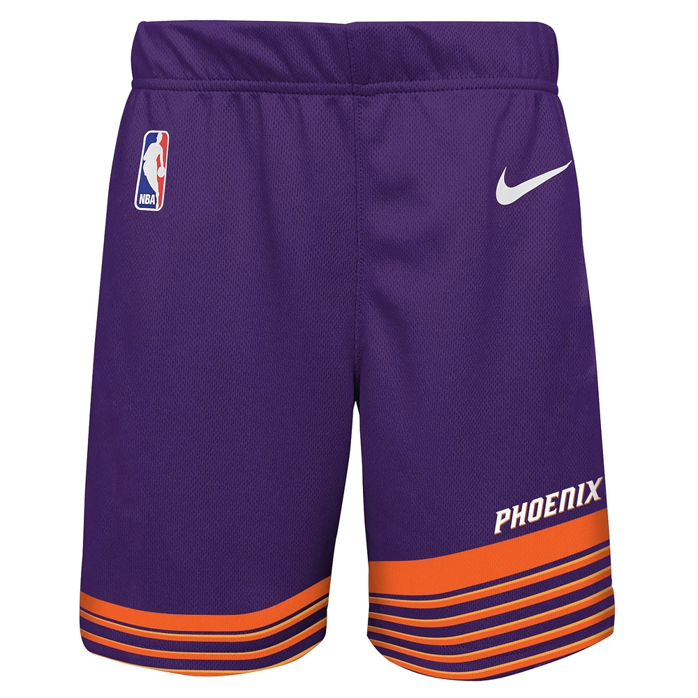 Short Nike violet Phoenix Suns Icon Replica pour enfants d'âge préscolaire