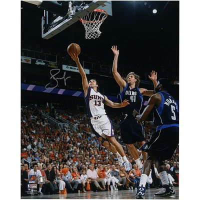 Steve Nash Phoenix Suns Autographed 16" x 20" Layup vs. Dallas Mavericks Photograph