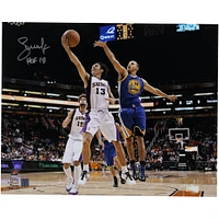Steve Nash Phoenix Suns Autographed 16" x 20" Layup vs. Golden State Warriors Photograph with "HOF 18" Inscription