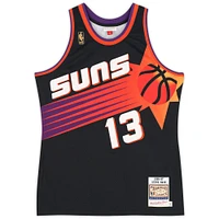 Steve Nash Phoenix Suns Autographed Mitchell & Ness Black 1996-97 Authentic Jersey