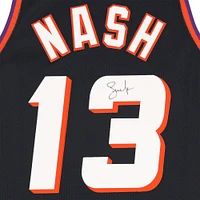 Steve Nash Phoenix Suns Autographed Mitchell & Ness Black 1996-97 Authentic Jersey