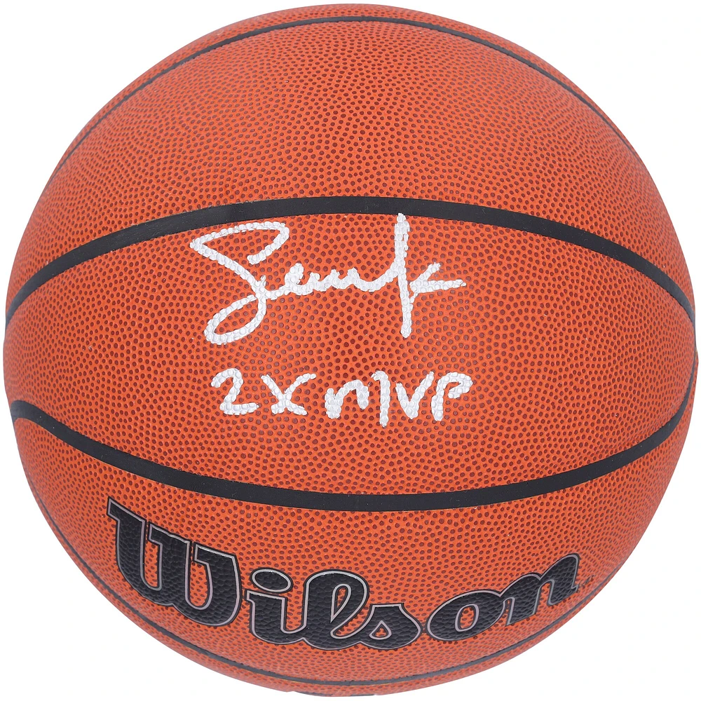 Steve Nash Phoenix Suns Autographed Wilson Authentic Series Indoor/Outdoor Basketball with "2x MVP" Inscription