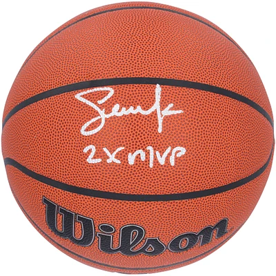 Steve Nash Phoenix Suns Autographed Wilson Authentic Series Indoor/Outdoor Basketball with "2x MVP" Inscription