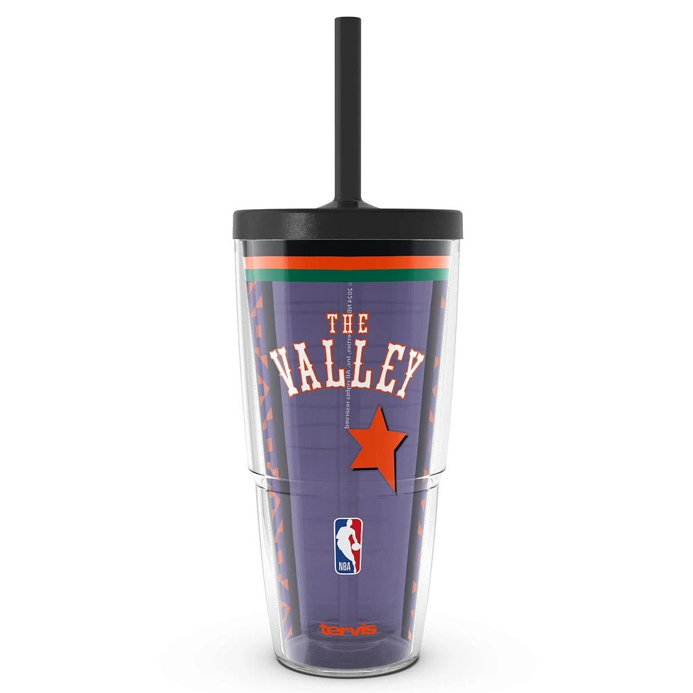 Gobelet classique Tervis Phoenix Suns 2024/25 City Edition 24 oz avec paille