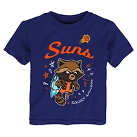 Toddler Heather Gray Phoenix Suns Two-Piece Guardians Of The Galaxy T-Shirt Set