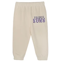 Toddler Mitchell & Ness  Cream Phoenix Suns Hang Time Oversized Pullover Hoodie Pants Set