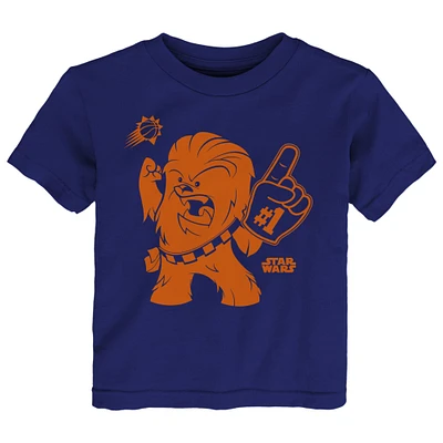 Toddler Purple Phoenix Suns Star Wars Chewie #1 Fan T-Shirt