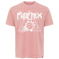 Unisex Sportiqe  Pink Phoenix Suns Distressed Rock & Roll Collection Angus Premium Mineral Wash T-Shirt