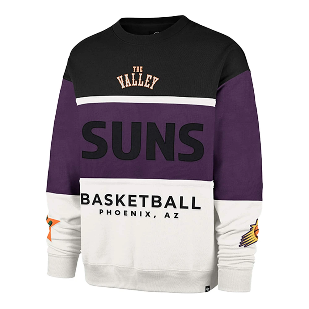 Unisex '47 Purple Phoenix Suns 2024/25 City Edition On Five Maximalist Pullover Sweatshirt