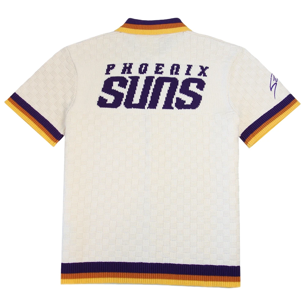 Unisex Authmade Cream Phoenix Suns Solar Flare Knit Shirt