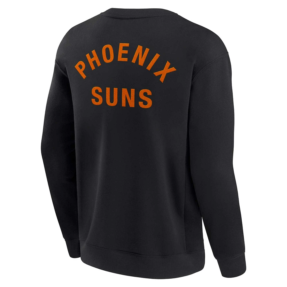 Sweat-shirt unisexe Fanatics Black Phoenix Suns Elements en polaire ultra douce