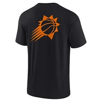 T-shirt unisexe Fanatics Black Phoenix Suns Elements super doux à manches courtes