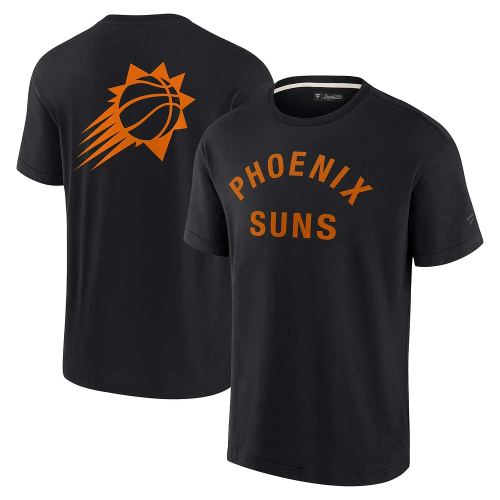 T-shirt unisexe Fanatics Black Phoenix Suns Elements super doux à manches courtes