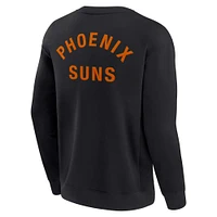 Unisex Fanatics Black Phoenix Suns Super Soft Pullover Crew Sweatshirt