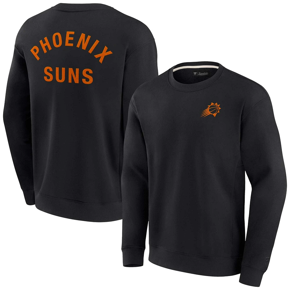 Sweat-shirt unisexe fanatiques noir Phoenix Suns super doux