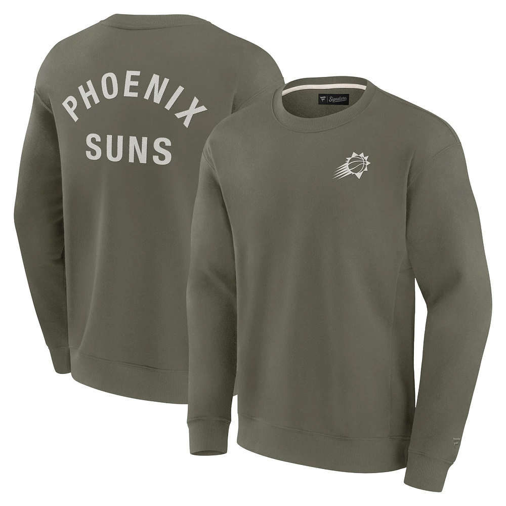 Unisex Fanatics Olive Phoenix Suns Elements Super Soft Fleece Pullover Sweatshirt