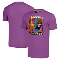 Hommage unisexe Kevin Durant Violet Phoenix Suns SkyBox Player T-shirt triple mélange