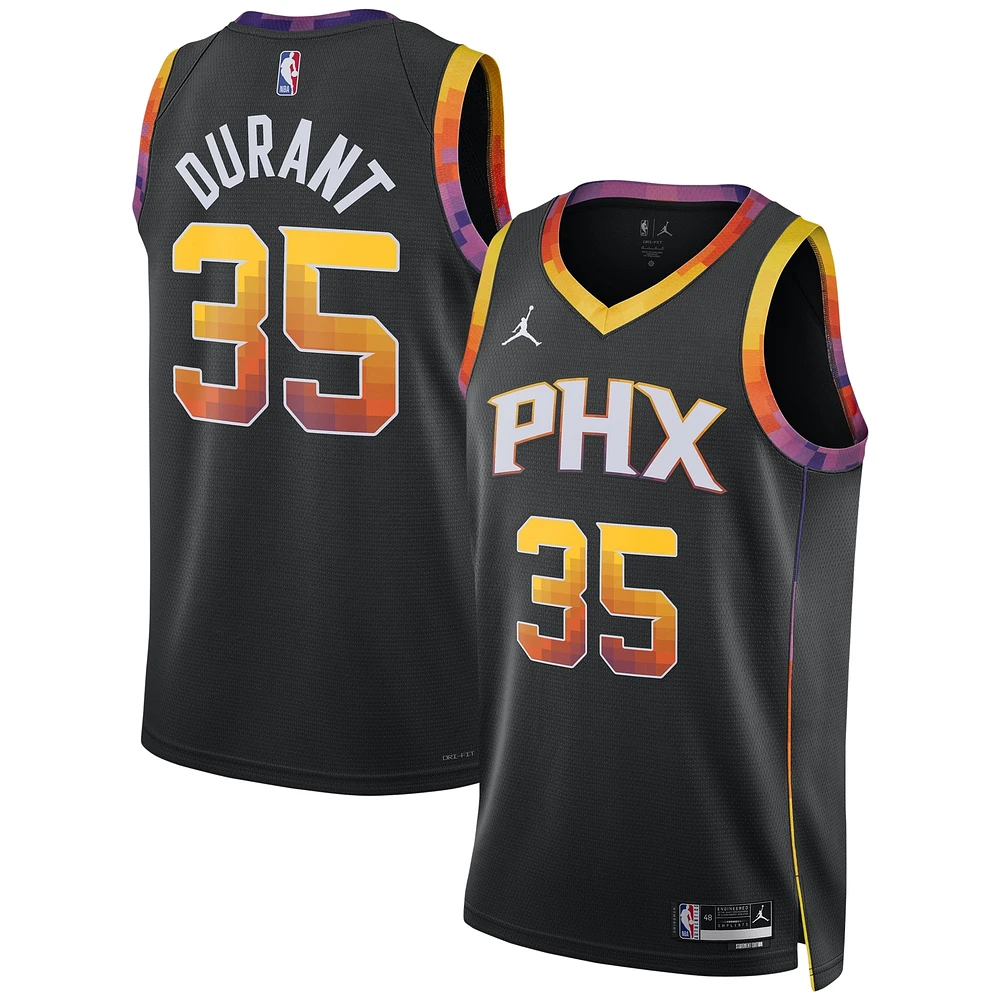 Maillot unisexe Jordan Brand Kevin Durant noir Phoenix Suns Swingman Player - Statement Edition