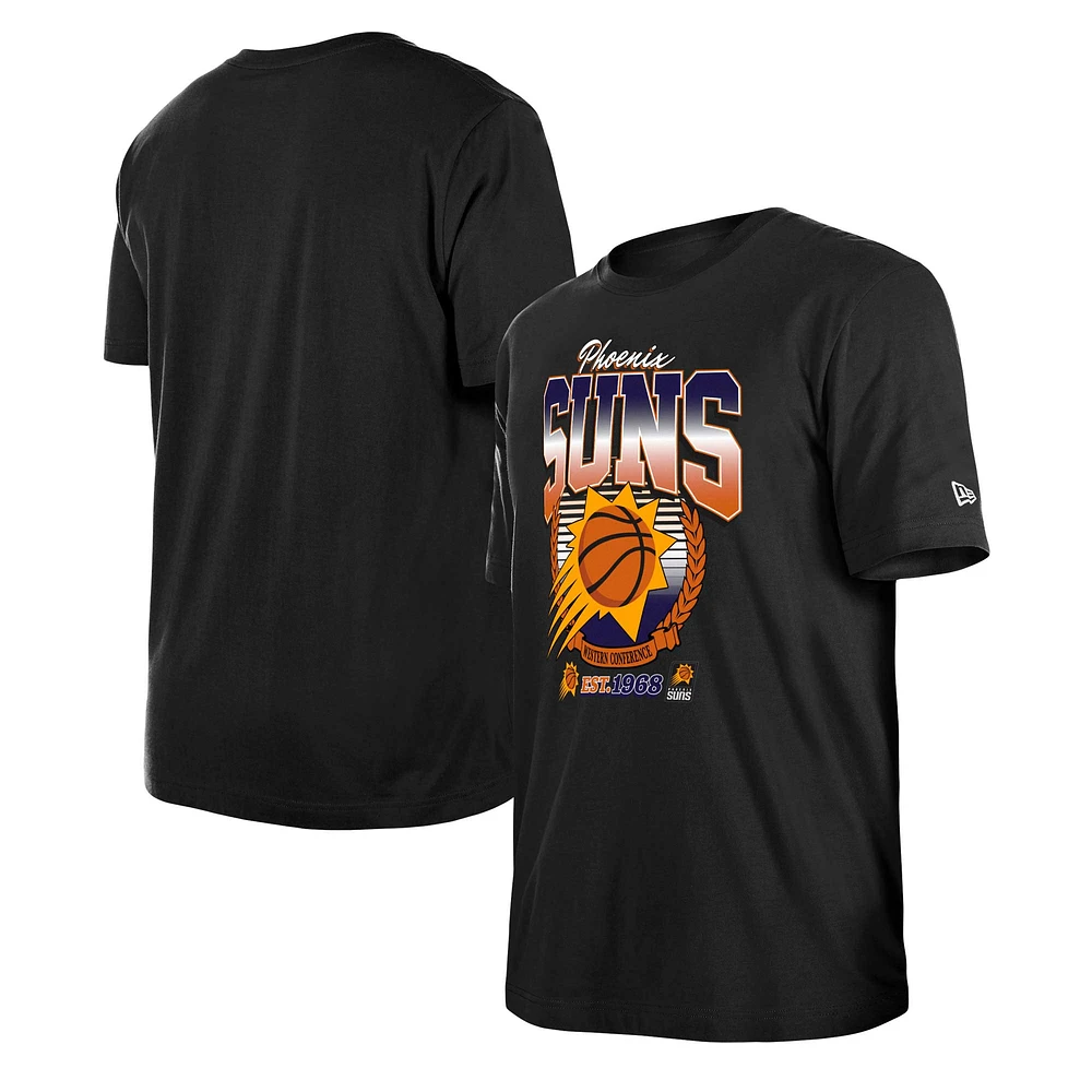 T-shirt unisexe New Era noir Phoenix Suns Summer Classics