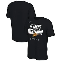 Unisex Nike  Black Phoenix Suns 2024 NBA Playoffs Mantra T-Shirt