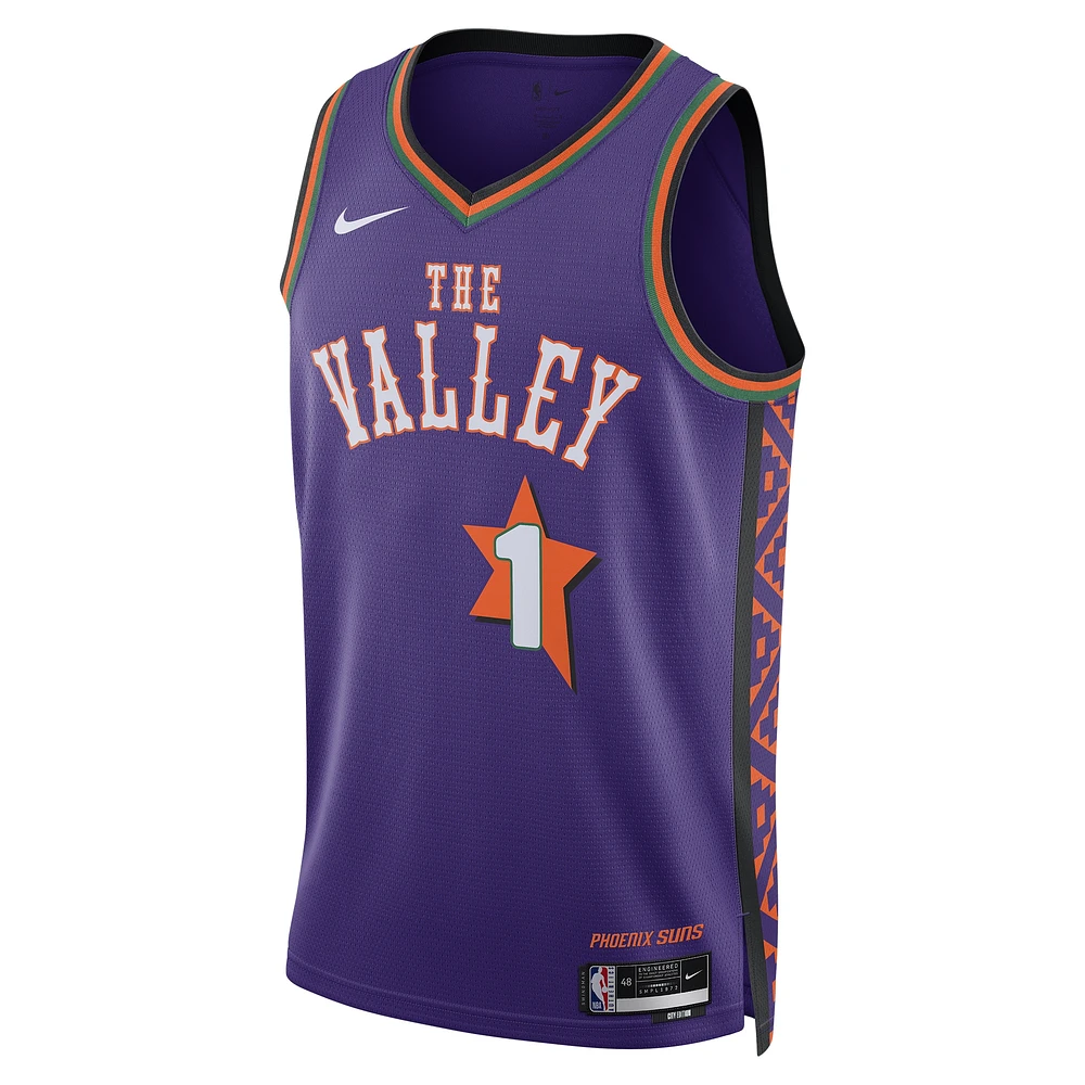 Unisex Nike Devin Booker Purple Phoenix Suns 2024/25 Swingman Player Jersey - City Edition