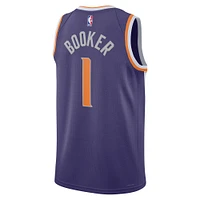 Maillot unisexe Nike Devin Booker violet Phoenix Suns Swingman