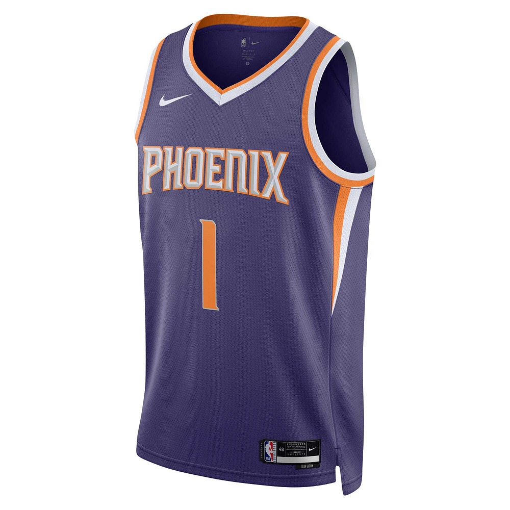 Unisexe Nike Devin Booker Violet Phoenix Suns Swingman Player Jersey - Icon Edition