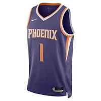 Unisex Nike Devin Booker Purple Phoenix Suns Swingman Player Jersey - Icon Edition