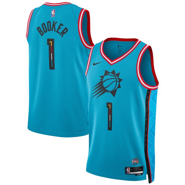 Maillot Nike Devin Booker Turquoise Phoenix Suns 2022/23 Swingman Unisexe - City Edition