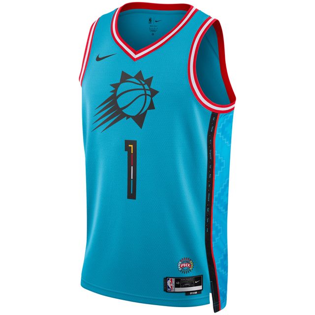 Maillot Nike Devin Booker Turquoise Phoenix Suns 2022/23 Swingman Unisexe - City Edition