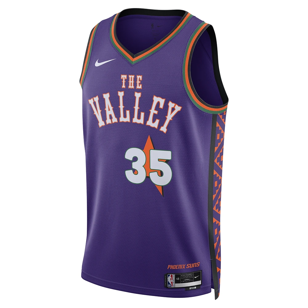 Maillot de joueur unisexe Nike Kevin Durant Purple Phoenix Suns 2024/25 Swingman - Édition City