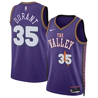 Maillot de joueur Nike Kevin Durant violet Phoenix Suns 2024/25 Swingman pour homme - Édition City